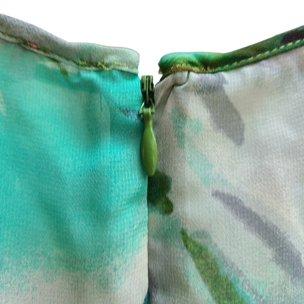 Isaac Mizrahi Sheer Floral Dress - Picture 6 of 7